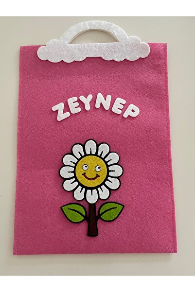 KEÇEYE DAİR NE VARSA Keçe karne çantası (isme özel)