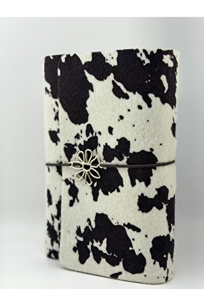 rawlab Cow Print A5 Defter Kılıfı & Organizer – Unisex Notebook Koruyucu Kılıf