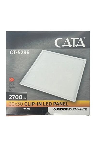 Cata 25W 30X30 Klipin LED Panel Sıva Altı G.ışığı 3200K CT-5286
