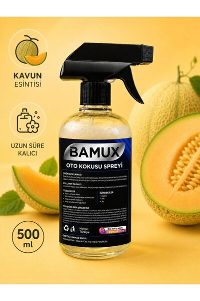 Kavun Kokulu Oto Kokusu Spreyi 500 ML Kalıcı Araç İçi Koku Ferahlatıcı