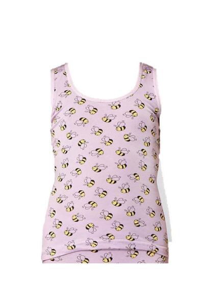 BENALİ Girl's Wide Strap Tank Top Mixed Color 3412 Pack of 12