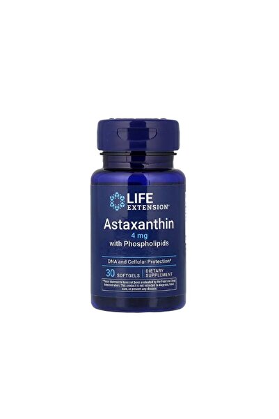 Life Extension Astaxantină 4mg cu Fosfolipide 30 capsule