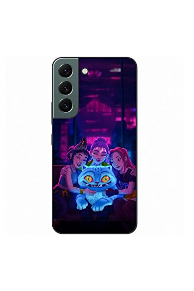 OEM Husa compatibila cu Samsung Galaxy S22 Silicon Gel Tpu Model KPop Demon H...