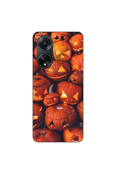 OEM Husa compatibila cu Oppo A98 5G Silicon Gel Tpu Model Halloween Dovleci L...