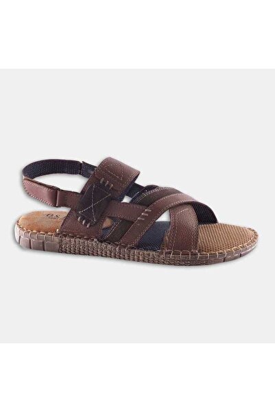 East Comfort Men's sandals, made of leather, Comfort, buckle closure, soft in...