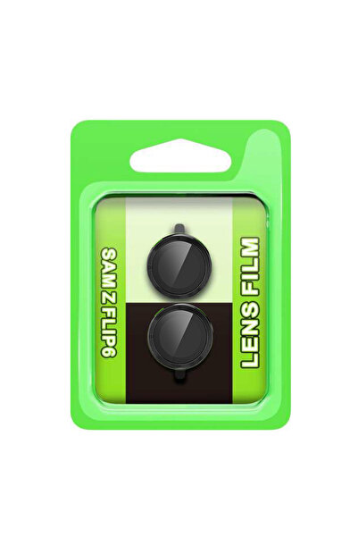 northcity n Galaxy Z Flip 6 Raze Metal Camera Lens - Black Tempered Glass Pro...