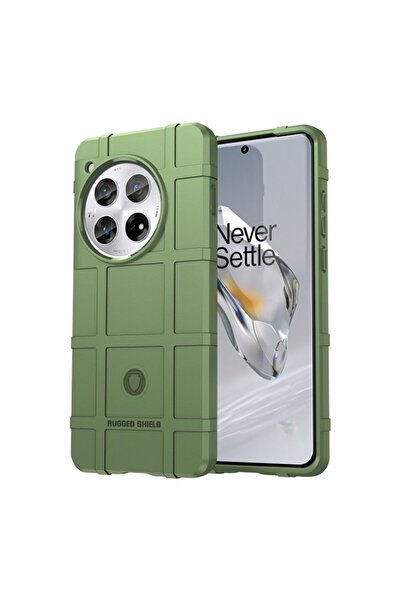 sscase Grid Design Σκληρή Θήκη Σιλικόνης Green (OnePlus 12 5G)