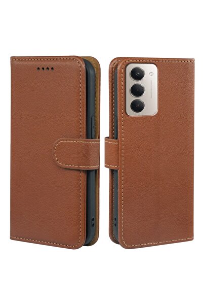 sscase Lite Θήκη Πορτοφόλι Brown (Xiaomi Redmi 15 4G / 5G)