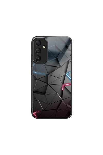 sscase Painted Θήκη Σιλικόνης με Τζάμι Black Triangle (Samsung Galaxy A55 5G)
