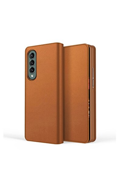 sscase Οριζόντια θήκη τύπου split καφέ χρώματος (Samsung Galaxy Z Fold4 5G)