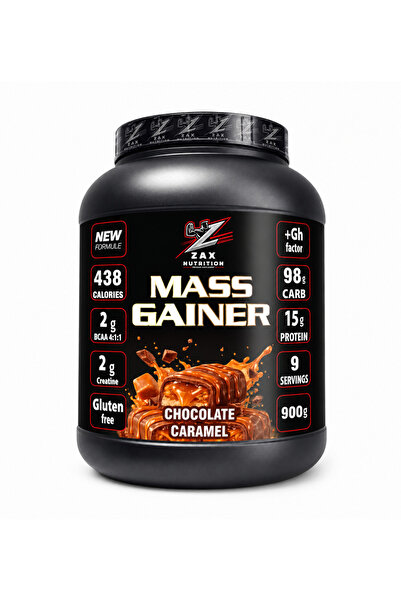zax nutrition CHOLATE CARAMEL Mass Ganier 900 gram kilo almaya yardımcı.