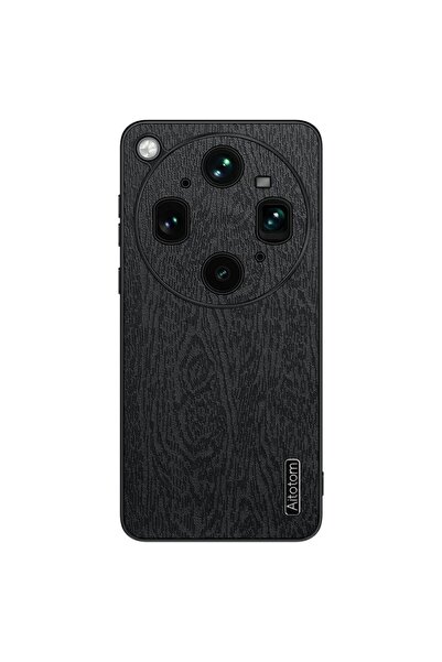 sscase Wood Texture Σκληρή Θήκη Black (Oppo Find X9 Ultra 5G)