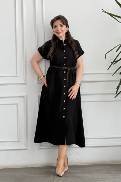 yb yağmur butik Rochie cămașă cu mâneci duble