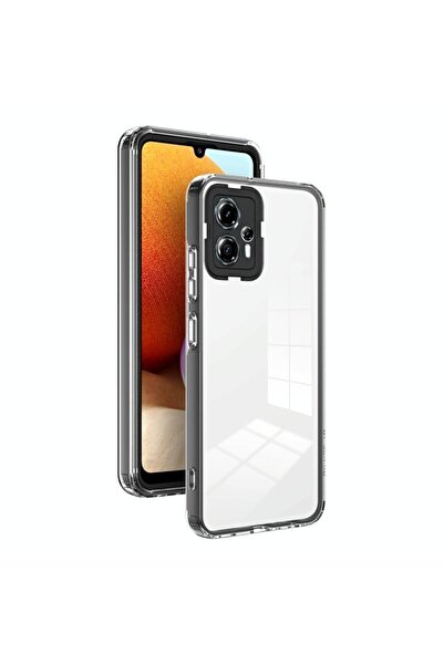 sscase Color Frame Διάφανη Θήκη Σιλικόνης Black (Motorola Moto G13 / G23)