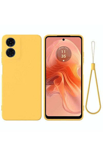 sscase Pure Color Θήκη Σιλικόνης Yellow (Motorola Moto E14)