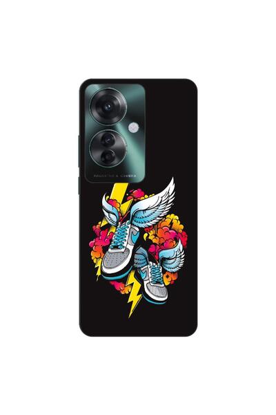 OEM Husa compatibila cu Oppo Reno11 F 5G Silicon Gel Tpu Model Fashion Sneakers