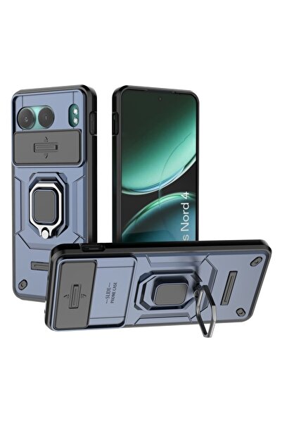 sscase Sliding Camshield Σκληρή Θήκη με Δαχτυλίδι Blue (OnePlus Nord 4 5G)