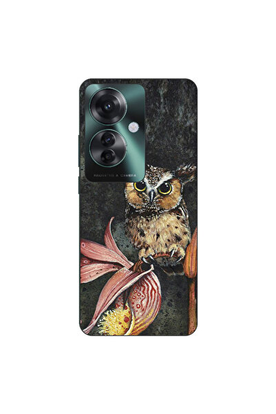 OEM Husa compatibila cu Oppo Reno11 F 5G Silicon Gel Tpu Model Owl Painted