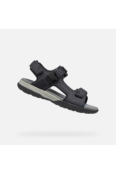Geox Sandale negre pentru bărbați Spherica EC5