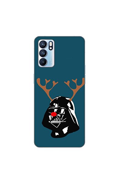 OEM Husa compatibila cu Oppo Reno6 5G Silicon Gel Tpu Model Craciun Darth Vad...