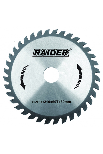 Raider Power Tools Disc circular pentru lemn 210x60Tx30mm