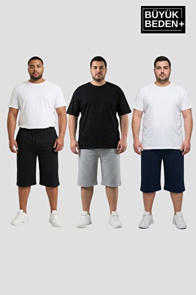 Superlife Men's Large Size Comfortable Fit Shorts Set 3X-6XL Spr26Bsr591+3