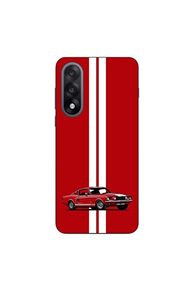 OEM Husa compatibila cu OnePlus Nord 5 Silicon Gel Tpu Model Red Mustang