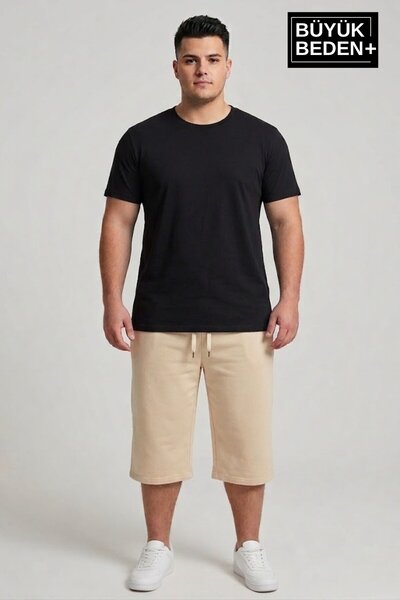 Superlife Men's Plus Size Shorts 3Xl-6Xl Relaxed Fit Below Knee Casual Shorts...