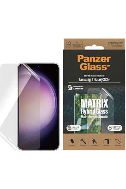 Panzer Glass PanzerGlass Πλήρους Κάλυψης Σκληρυμένο Γυαλί Μαύρο (Galaxy S23+)