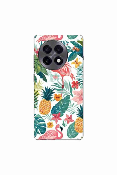 OEM Husa compatibila cu OnePlus 13R Silicon Gel Tpu Model Tropical Pattern