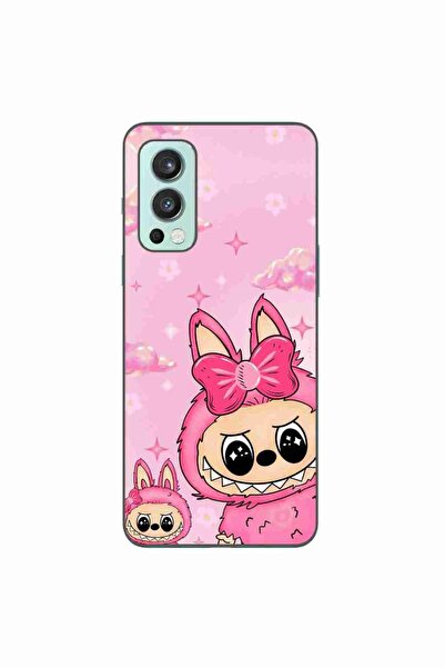 OEM Husa compatibila cu OnePlus Nord 2 Silicon Gel Tpu Model Labubu Pink Fantasy