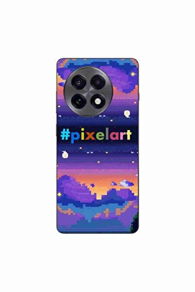 OEM Θήκη συμβατή με OnePlus 13R από σιλικόνη gel TPU με σχέδιο Pixel Art Τοπίο
