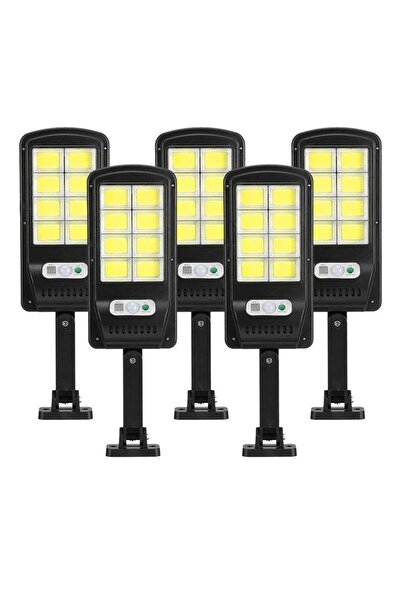 Jortan Set X5 Lampă solară cu încărcare 150W, 160 LED-uri COB, Telecomandă
