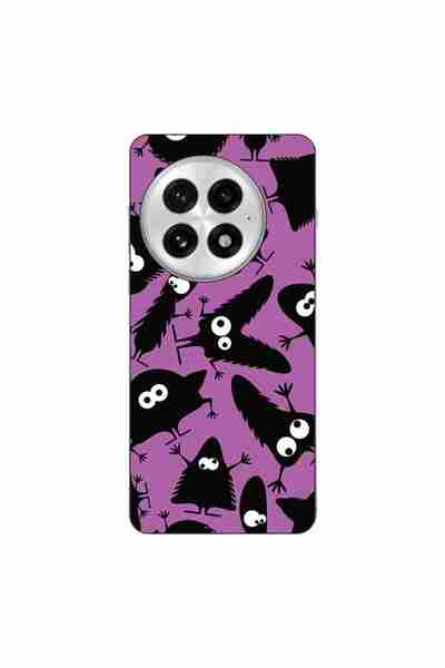 OEM Case compatible with OnePlus 13 Silicone Gel Tpu Black Monsters Pattern
