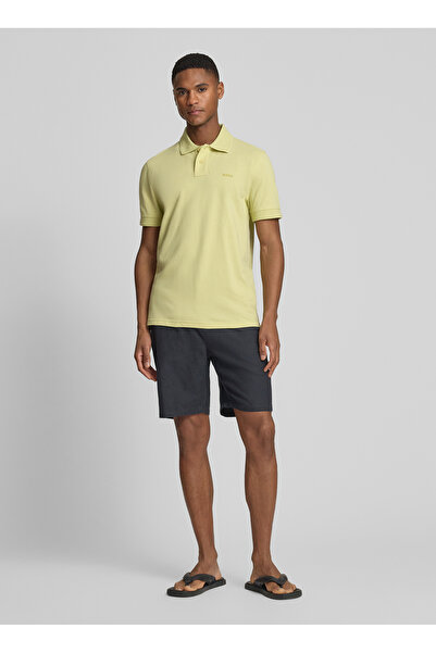 BOSS Yeşil Erkek Regular Fit Logo Baskılı Polo T-Shirt Prime_50560372