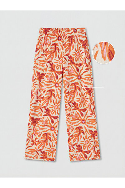 LC Waikiki Pantaloni largi cu imprimeu pentru fete