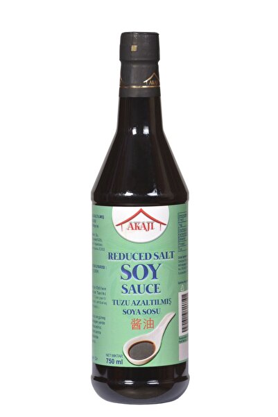 Akaji Soya Sos Light 750 ML | Hafif Soya Sosu, Düşük Tuzlu, Lezzetli Sos, Çin...