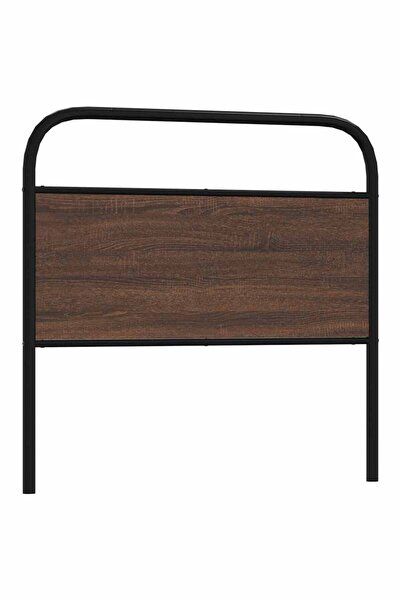 vidaxl Replacement headboard, brown oak, 90 cm, engineered wood and steel