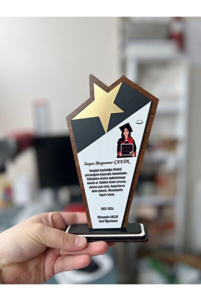 hemdemhediyelik Kişiye Özel Ahşap Plaket Mezuniyet-Hizmet Anısı- Teşekkür- Öd...
