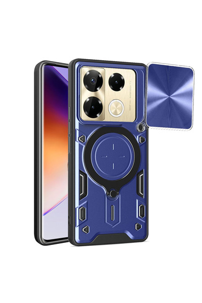 Evolium Husa Telefon pentru Infinix Note 40 Pro+, Protectie Camera, cu Suport...