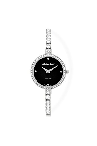Mathey-Tissot Swiss Made Infinity Quartz Black Dial Analog Watch for Women - ...