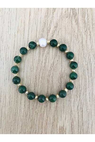 MK tasarım Real Pearl Stone - Bracelet Mk.7000.805- Comfort-Peace-Energy- Str...