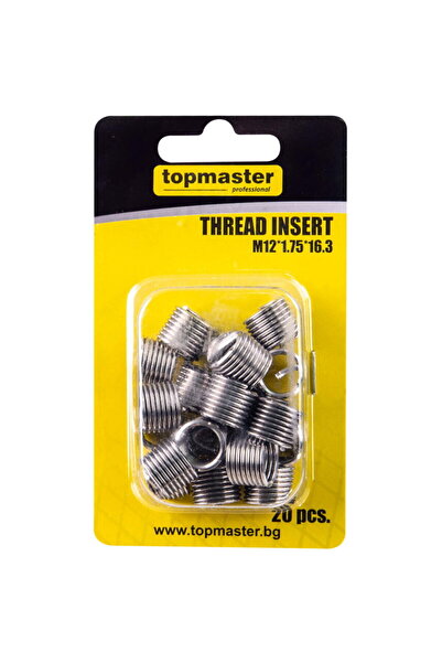 Topmaster Set of 20 threads M12*1.75*16.3, TMP