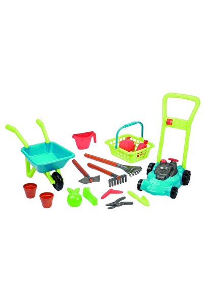 Smoby Gardening Toy Set, Plastic, 16 Pieces, 18 Months+, Multicolor