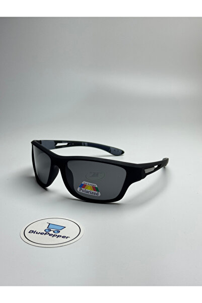BluePepper Sportic |   Polarized Sunglasses Black Frame Designed for Athletes...