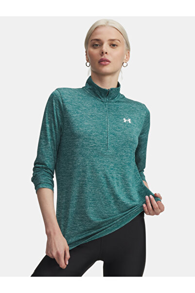 Under Armour Tricou tehnic de damă cu jumătate de fermoar - Twist