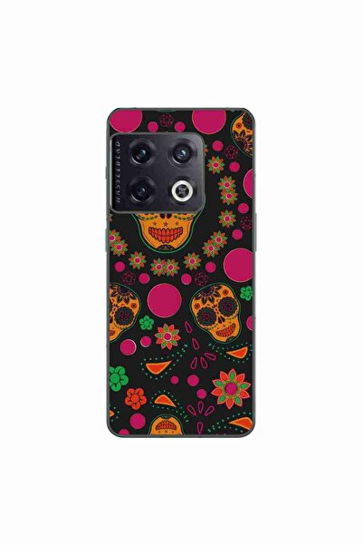 OEM Husa compatibila cu OnePlus 10 Pro Silicon Gel Tpu Model Halloween Floral...