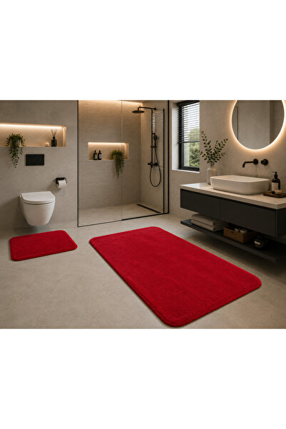 OEM Deluxe Bath Mat Set Red