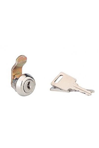Serrurerie de Picardie Cam lock, 2 keys, compatible with mailbox, nickel-plat...