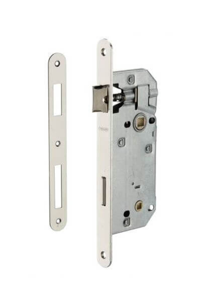 THIRARD Broască de ușă interioară, tip mortise, 45 x 90 mm, cu blocare, galva...